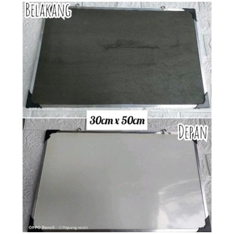 

PAPAN TULIS WHITE BOARD BONUS SPIDOL DAN PENGHAPUS PAPAN TULIS TERLARIS