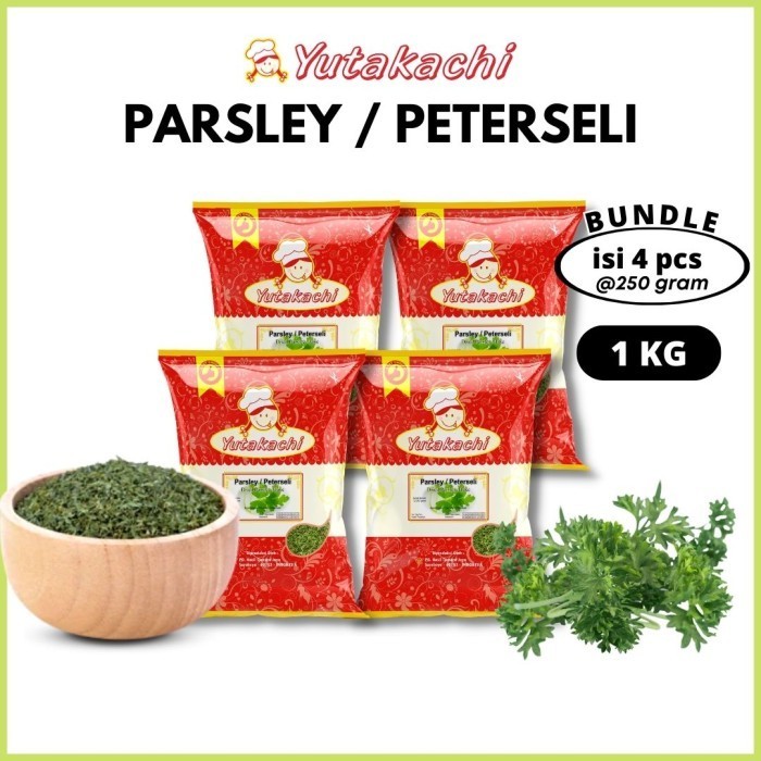 

[1Kg] Daun Parsley Kering 250 Gram Yutakachi