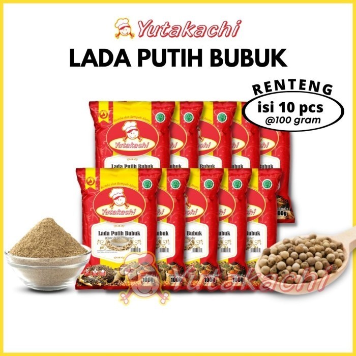 

[Renteng] Lada Putih Bubuk 100Gram (10Pcs)