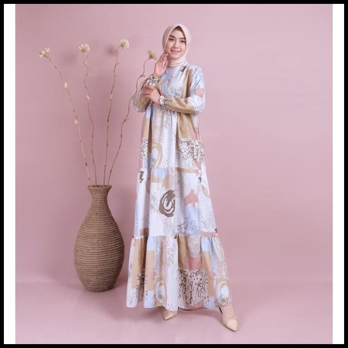 (PROMO) Gamis Homedress Baju Muslim Wanita Gamis Harian Santai Silahkan diorder