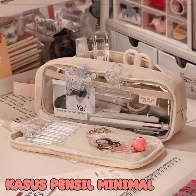 

Large Capacity Kawaii Pencil Cases flip Pencil Bag Pouch Holder Box