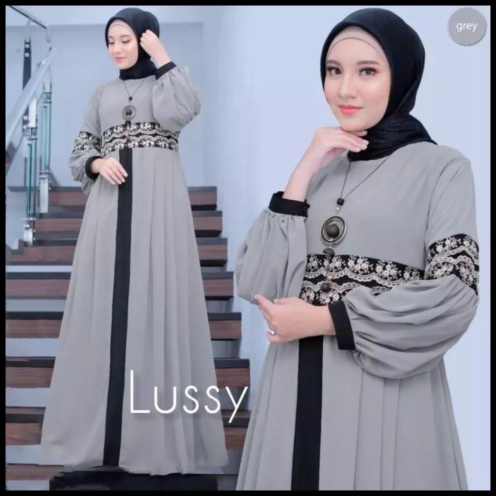 (PROMO) Baju Gamis Wanita Muslim Syari Jubah Muslimah Dewasa Maxi Dress Baru Silahkan diorder