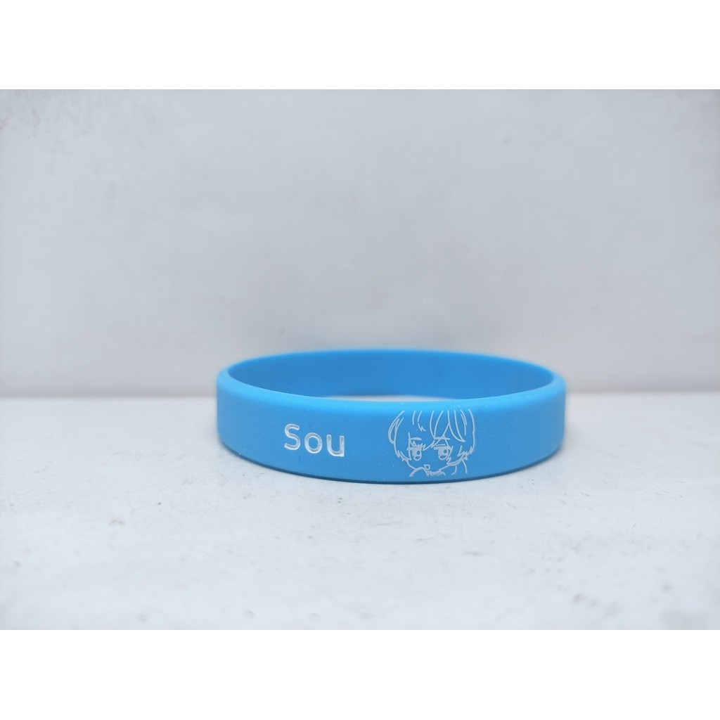 Rubber Bracelet Collection Sou Blue Utaite Original Japan