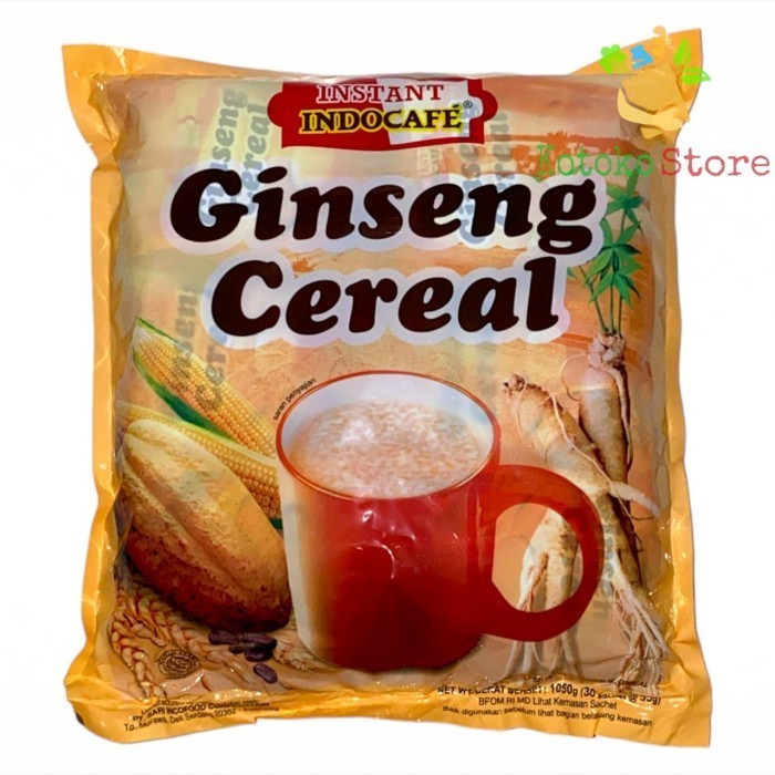 

Indocafe Ginseng Sereal Instant Isi 30 Sachet / Indocafe Sereal