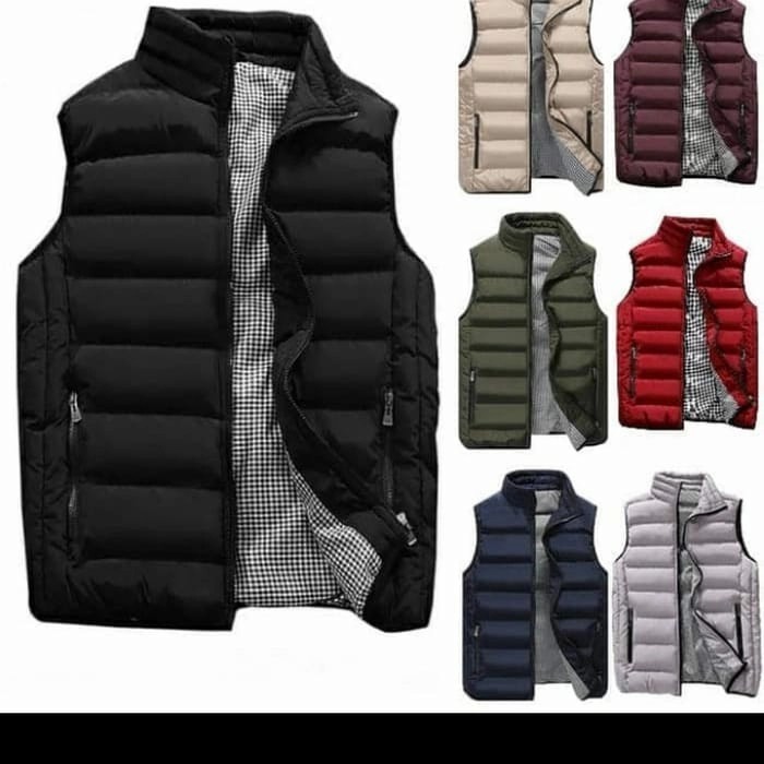 Calaca - Rompi Tebal Vest Pria Tahan Angin Musim Dingin Size Jumbo