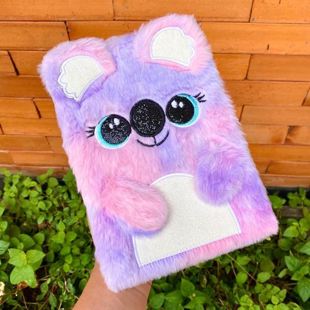 

NOTEBOOK BULU DIARY UNICORN BULU FUR SQUISHY BUKU TULIS ANAK KUDA PONY 3.3