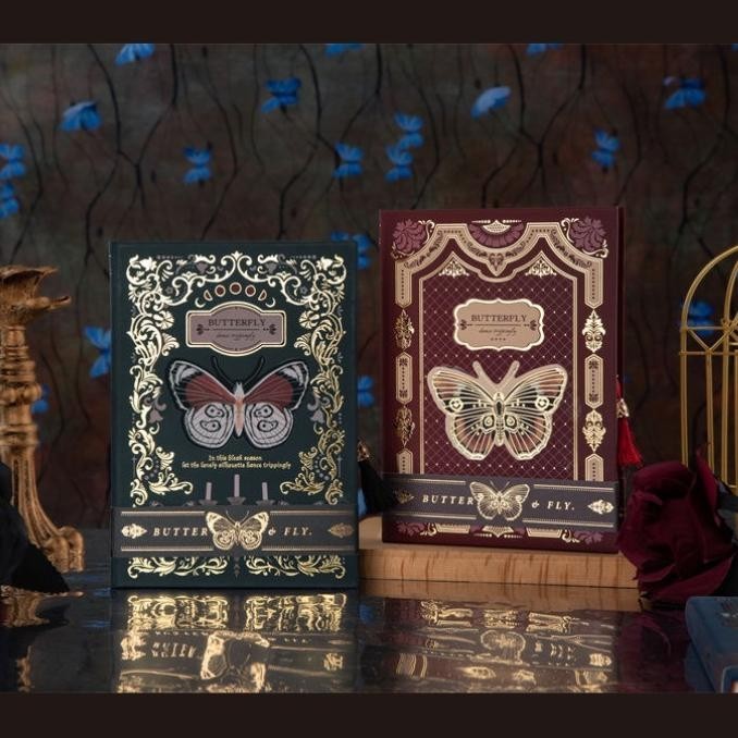 

BUKU NOTEBOOK DIARY BUTTERFLY THE GHOTIC SERIES / BUKU DIARY JURNAL AGENDA BUKU TULIS - 0791 COD
