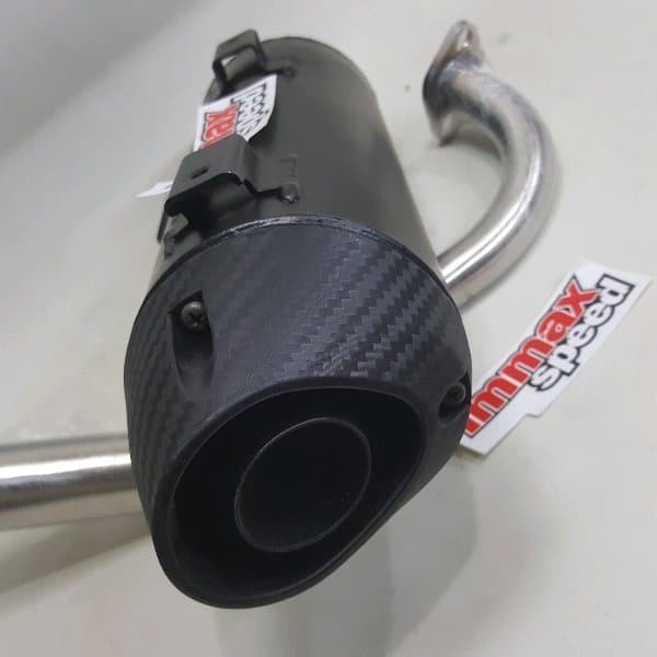 Knalpot Ahm Original Malaysia Standar Racing Stainless Yamaha Xeon Mio