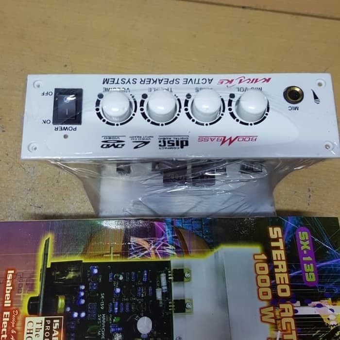 Kit Active Speaker Amplifier 1000Watt Stereo+Mic+Power Supplytip Kecil
