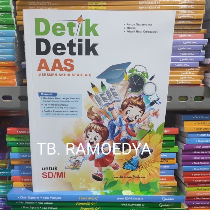 Buku Detik-detik AAS Asesmen Akhir Sekolah Untuk SD/MI kelas 6