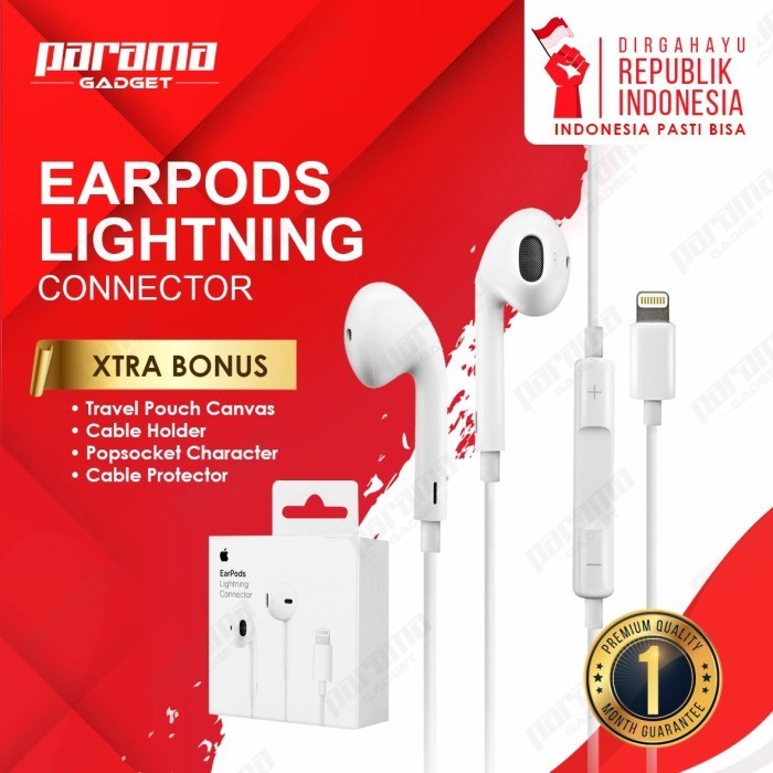 Earpods Lightning Connector Iphone Original 200%