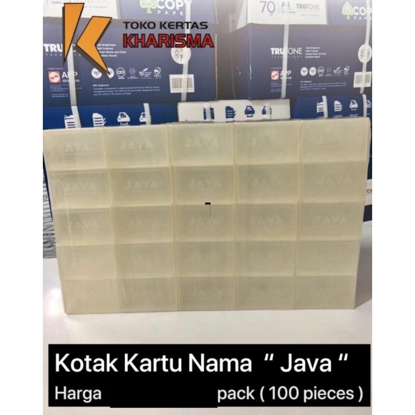 

Kotak Kartu Nama "JAVA" / pack (100 Pieces) LSA