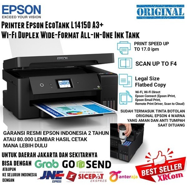 PRINTER EPSON L14150 PRINTER A3 WIFI DUPLEX ALL IN ONE