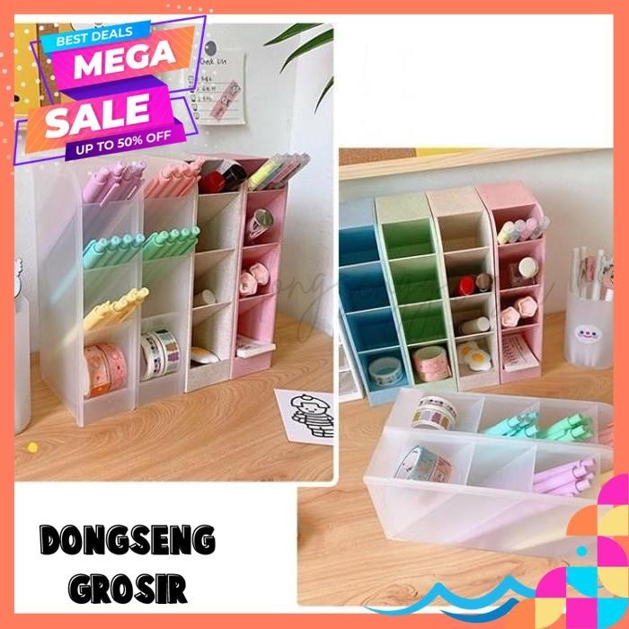 

TEMPAT PENSIL STATIONERY MEJA BELAJAR DESKTOP PEN HOLDER STORAGE PRODUK TERBARU !!