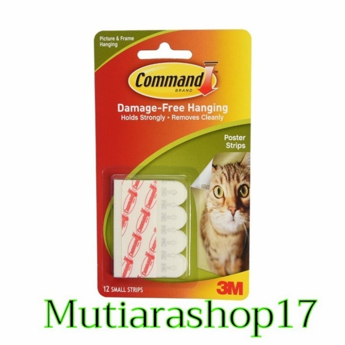 

3M command 12 strip poster perekat