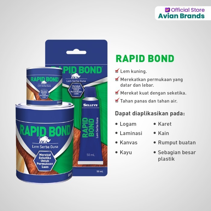 

Lem Serbaguna - Rapid Bond 220 GR