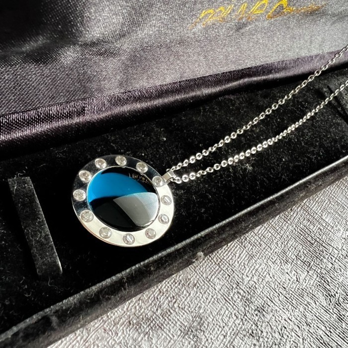 LWG (LiveWell Global ) Pendant Rejuve Crystal - LWG PRC Kalung Biru