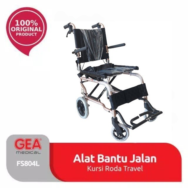 Kursi Roda Travel GEA FS804L + Tas Jinjing