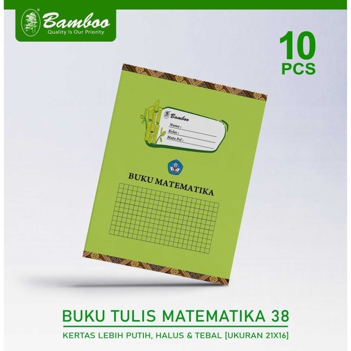 

Bamboo Buku Kwarto 38 Kotak Kecil / Matematika [1 pak/10 buku] MURAH