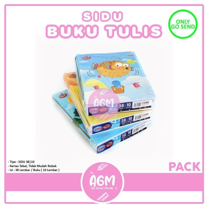 

KHUSUS GOSEND! Buku Tulis SINAR DUNIA / SIDU 10x38 Lembar HOT PROMO