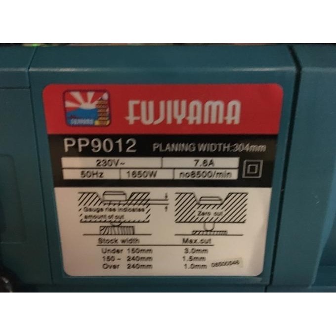 Mesin Serut Kayu Fujiyama Pp9012 Planner