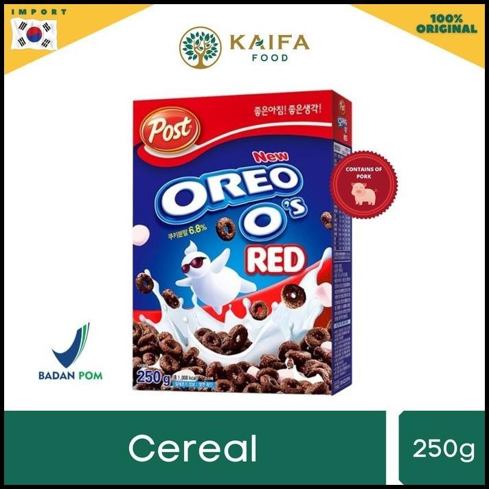 

Post Cereal Oreo O'S Red With Marshmallow 250Gr - Non Halal