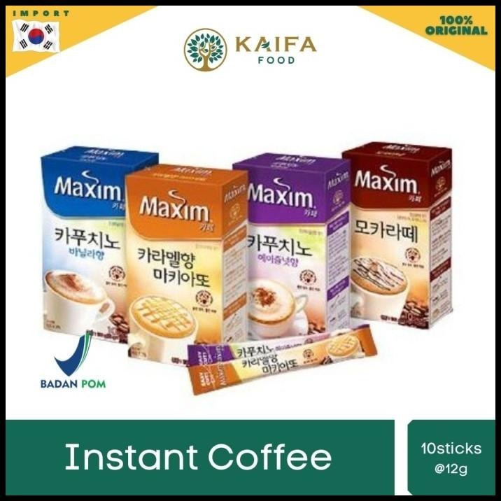 

Maxim Cafe Instant Coffee Korea