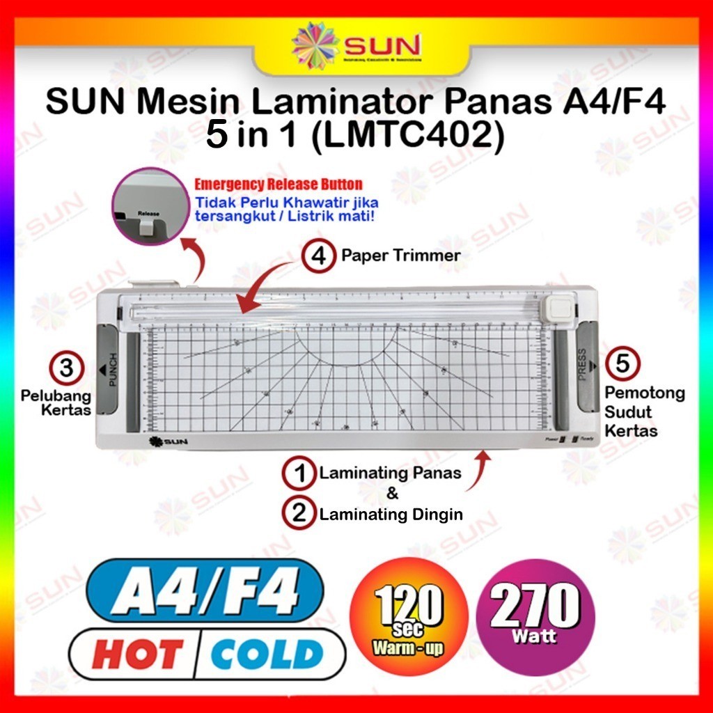 

MESIN LAMINATING A4 / F4 ( 240 MM ) - LME001A4 ( BISA LAMINATING PANAS DAN LAMINASI DINGIN, UNTUK