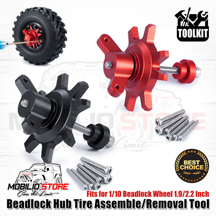 BEADLOCK HUB TIRE ASSEMBLE REMOVAL TOOL FITS FOR 1/10 WHEEL 1.9 2.2 IN