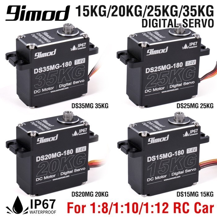 SERVO DIGITAL SERVO 9IMOD 35KG 25KG 20KG 15KG TORSI TINGGI BAHAN