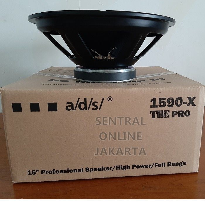 Speaker Ads 1590 15 Inch Full Range Mid Low Pro 15" Ads 1590-X 15Inch