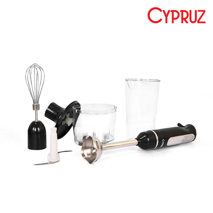 Hand Blender Cypruz Br-0355 - Chopper Hand Blender Set 3 In 1