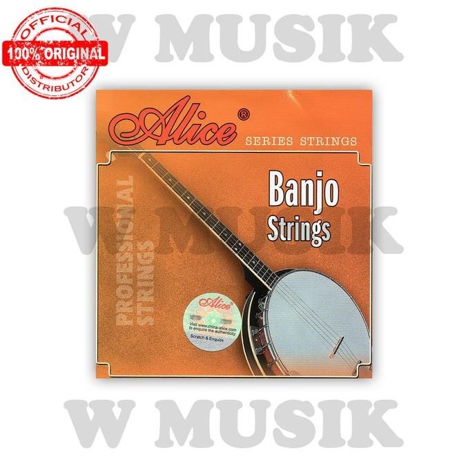Alice Senar Banjo / Banjo Strings AJ05 Stainless Steel SET 5 String