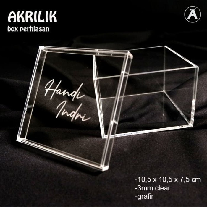 Ready ACRYLIC BOX PERHIASAN/BOX SANGJIT