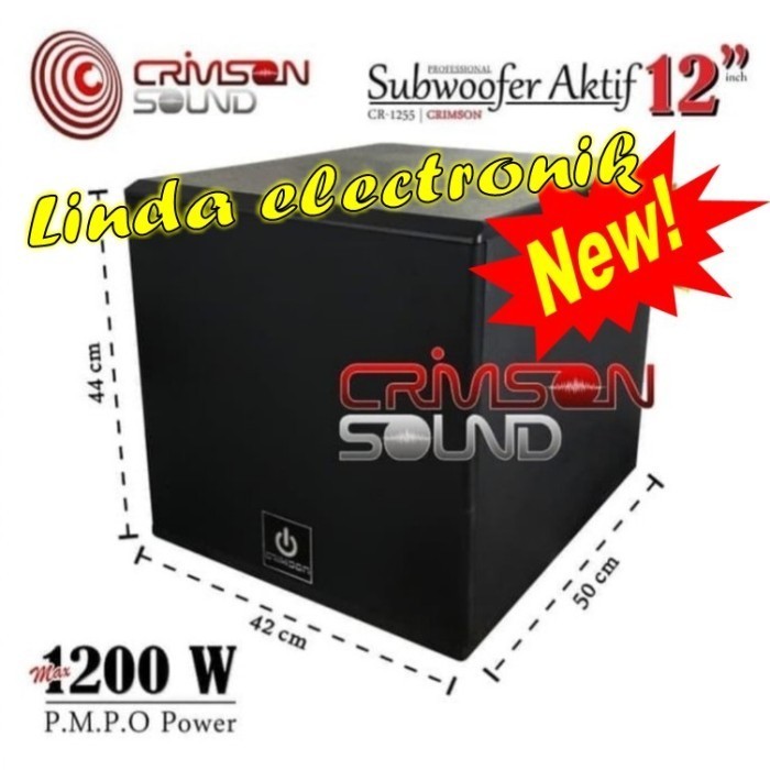 Crimson Cr 1255 Subwoofer Aktif 12In Crimson Cr1255