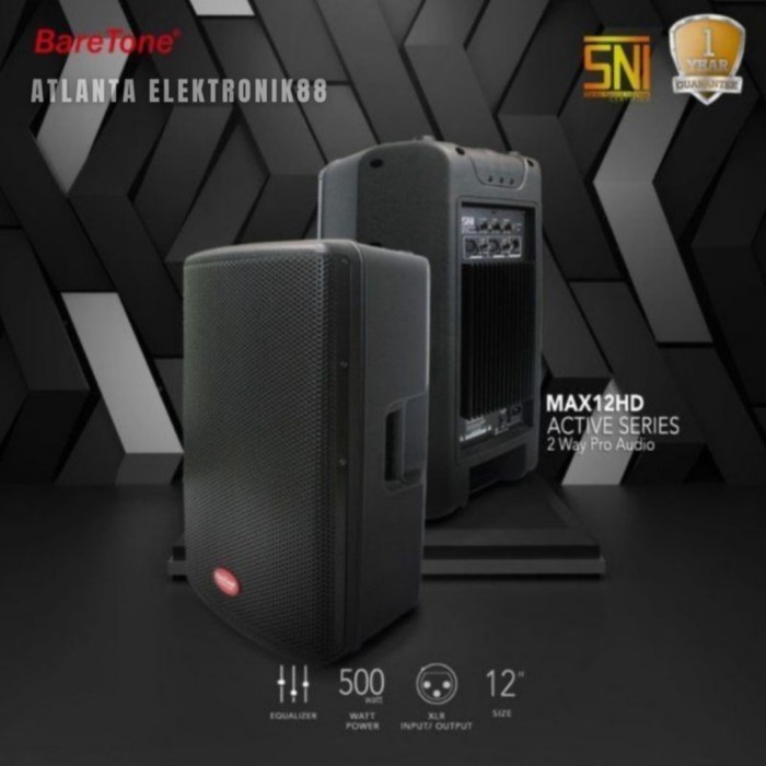 Speaker Active Baretone Max12Hd Baretone Max 12 Hd