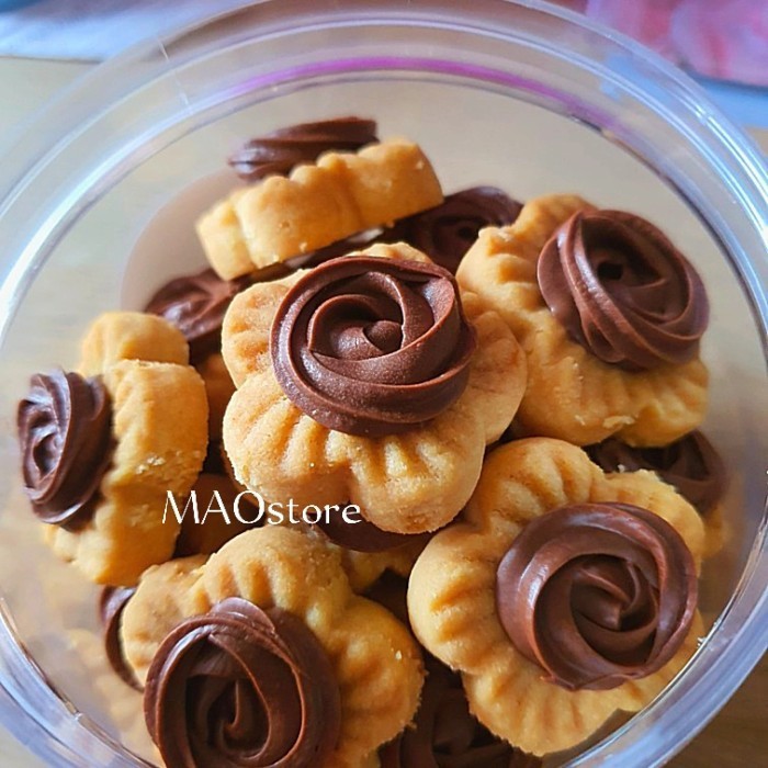 

EK314 MAOSTORE CETAKAN NASTAR KUE CHOCO NUTELLA COOKIES TART 2 MOTIF FLOWER STOK TERBATAS