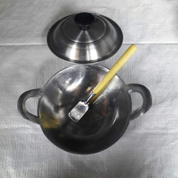 

RS670 cetakan kue ape,cucur/kue serabi+tutup+sodet kecil(16cm) TERMURAH