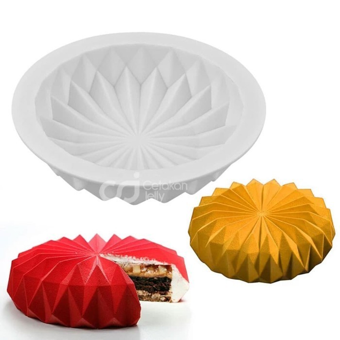 

WR976 CJ Cetakan Silikon Cake Kue Bolu Puding Jelly Agar Origami Mousse Pan OBRAL