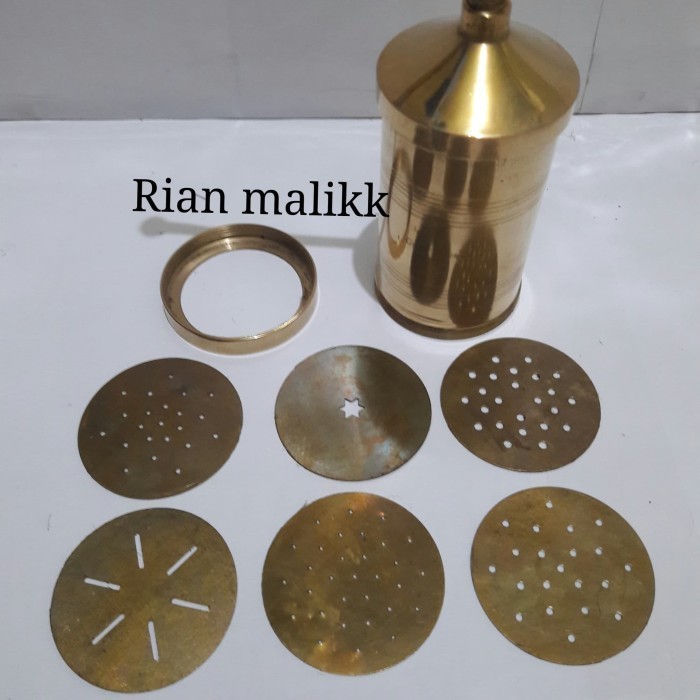 

HX325 Cetakan kue akar kelapa/putu mayang Brass cookie maker FREE ONGKIR