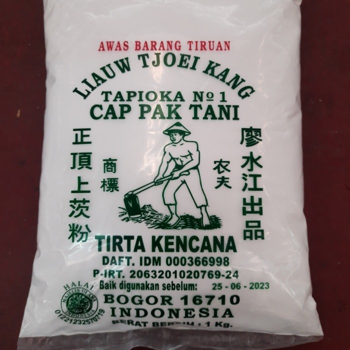 

IA372 tepung tapioka liaw tjoei kang 1 kg OBRAL