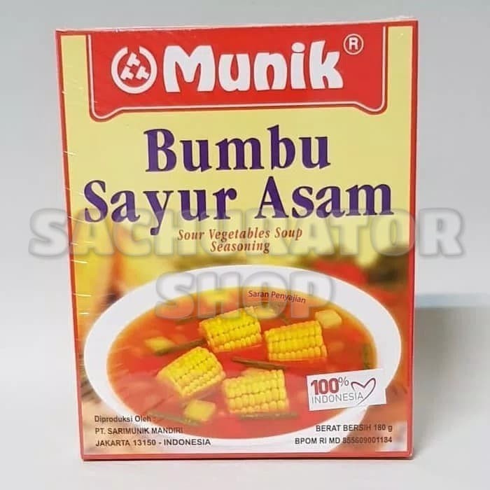 

TX773 Bumbu Masak Masakan Munik Sayur Asem Sour Vegetables Soup Seasoning In FREE ONGKIR