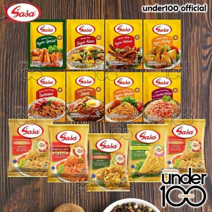 

WN604 UNDER100 SASA Bumbu Instant Nasi Goreng Bahan Masakan BPOM BIG SALE