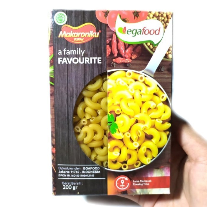 

TF708 makaroni makaroniku elbow Egafood 200gr bahan masakan makroni PROMO