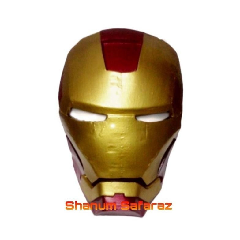 BDC Topeng iron man fullface helm iron man helm cosplay iron man TERLARIS