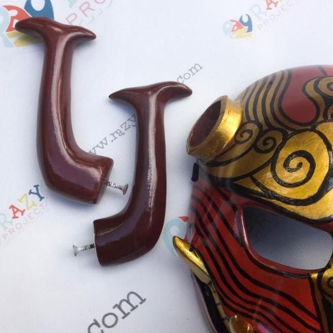 BDC [TERLARIS] FREE FIRE ONI KITSUNE SAKURA SKIN GAME TOPENG KAYU COSPLAY JEPANG TERLARIS