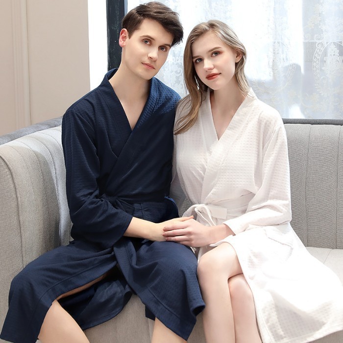 Kimono Handuk Baju Handuk Pasangan Couple Bathrobe Mewah - 3