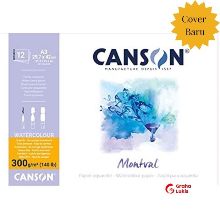 

Canson Montval A3 29.7X42Cm 300Gsm -Anza Wahda