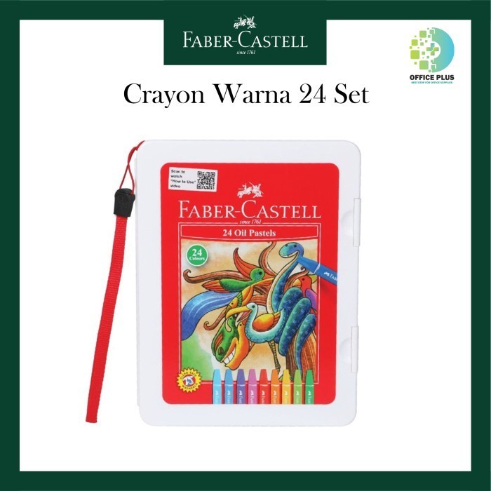 

Crayon Warna 24 Set Crayon 24 Warna Faber Castell -Anza Wahda