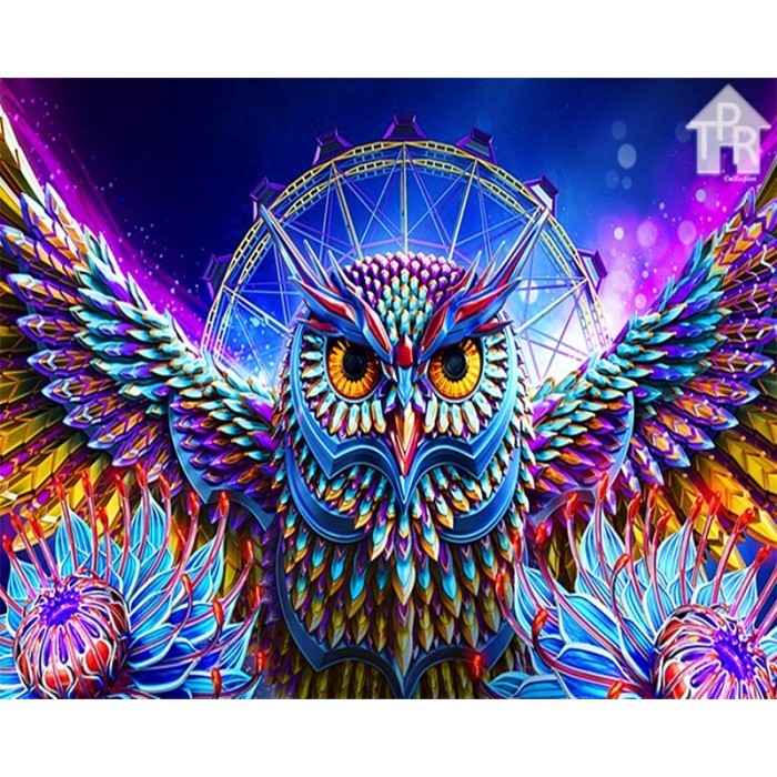 

Diy - Set Melukis Painting Kit - Animal 40X50Cm. Part-1 -Anza Wahda